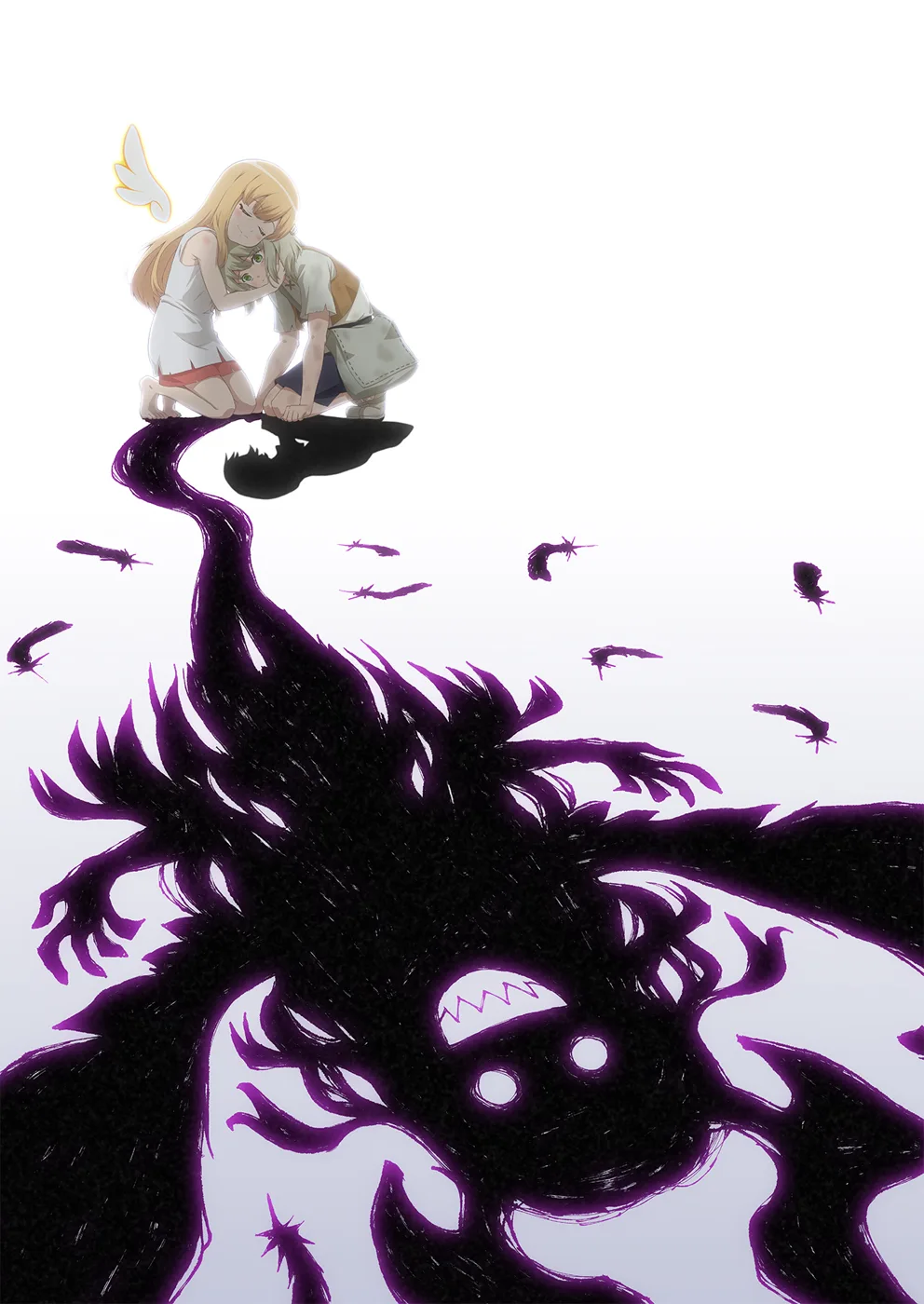 Official No-Clipping My Way to Supremacy teaser visual with Henri, his sister and an ominous purple shadow
